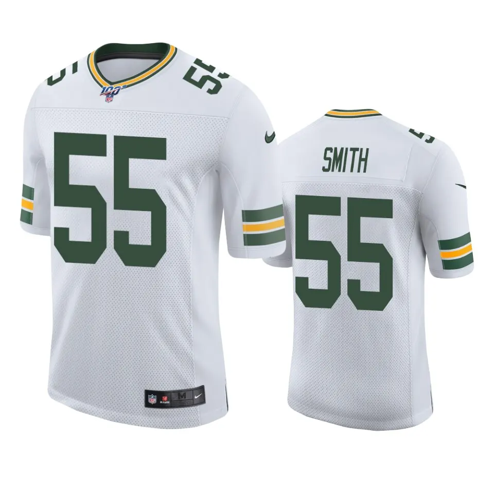 Za'Darius Smith Green Bay Packers Nike 100th Season Vapor Limited Jersey - White