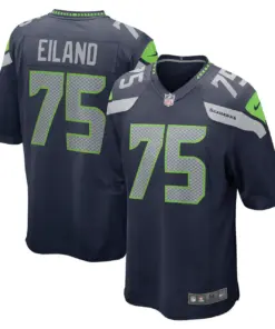 Greg Eiland Seattle Seahawks Nike Game Jersey - College Navy