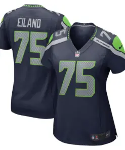 Greg Eiland Seattle Seahawks Nike Women's Game Jersey - College Navy - Image 2