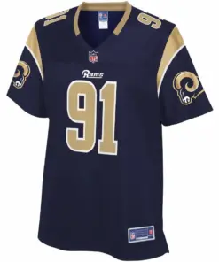 Greg Gaines Los Angeles Rams NFL Pro Line Women's Team Player Jersey - Navy - Image 2
