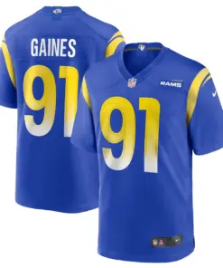 Greg Gaines Los Angeles Rams Nike Game Jersey - Royal Blue