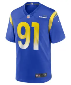 Greg Gaines Los Angeles Rams Nike Game Jersey - Royal Blue - Image 3
