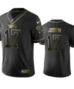 Greg Joseph Carolina Panthers Nike Golden Edition Vapor Limited Jersey - Black
