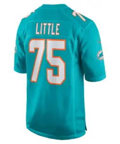 Greg Little Miami Dolphins Nike Game Jersey - Aqua - Image 4