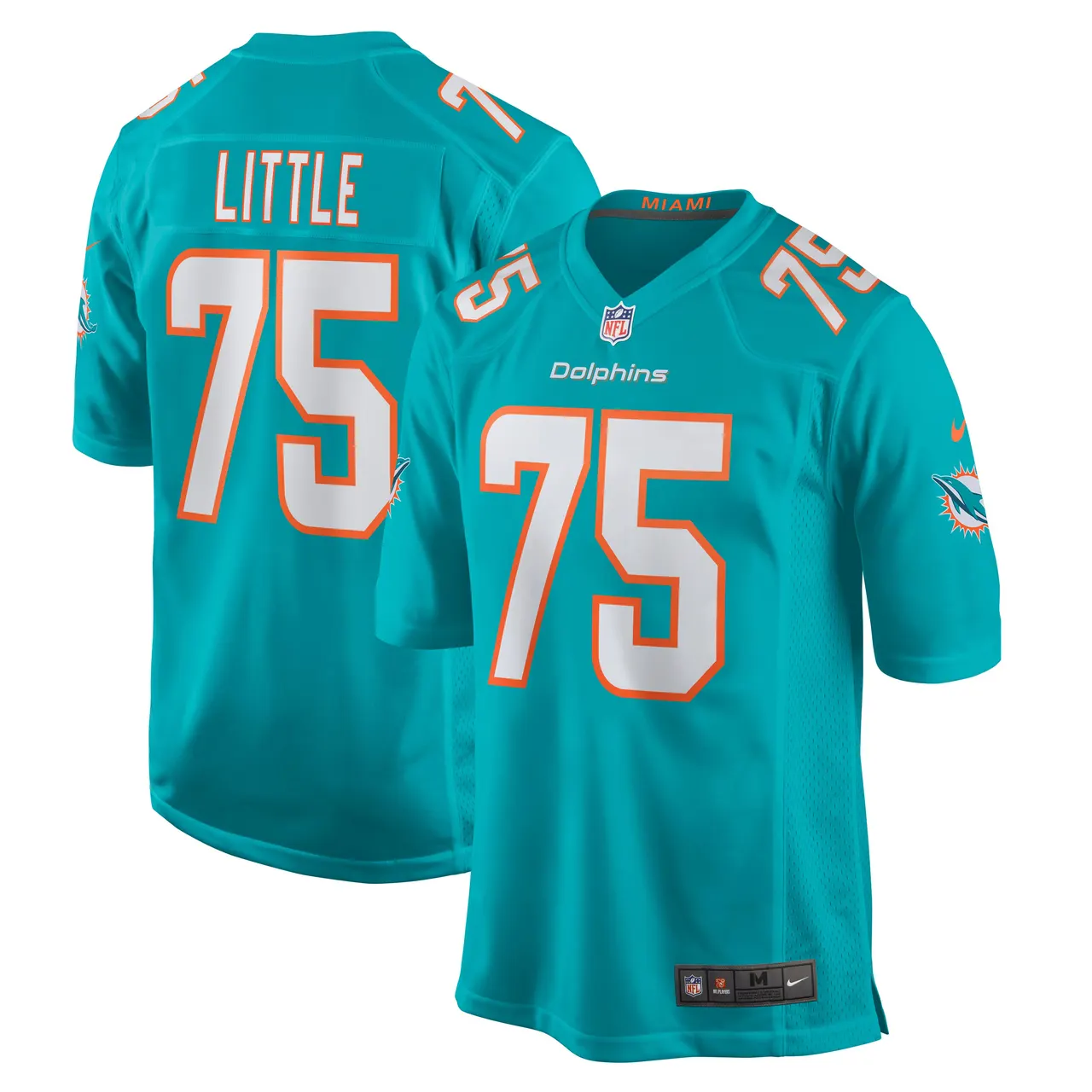 Greg Little Miami Dolphins Nike Game Jersey - Aqua - Image 2