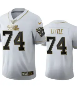 Greg Little Carolina Panthers Nike 100th Season Golden Edition Jersey - White