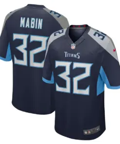 Greg Mabin Tennessee Titans Nike Home Game Player Jersey - Navy - Image 2