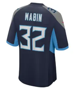 Greg Mabin Tennessee Titans Nike Home Game Player Jersey - Navy - Image 4