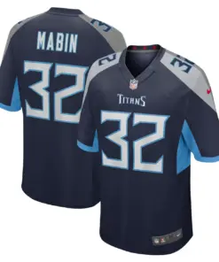 Greg Mabin Tennessee Titans Nike Home Game Player Jersey - Navy