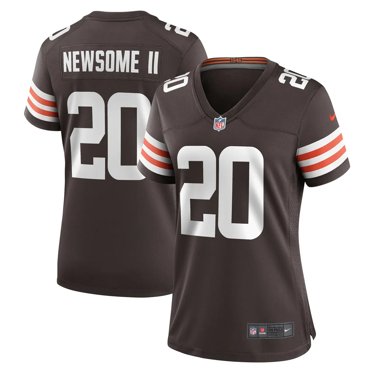 Greg Newsome II Cleveland Browns Nike Women's Game Jersey - Brown - Image 2