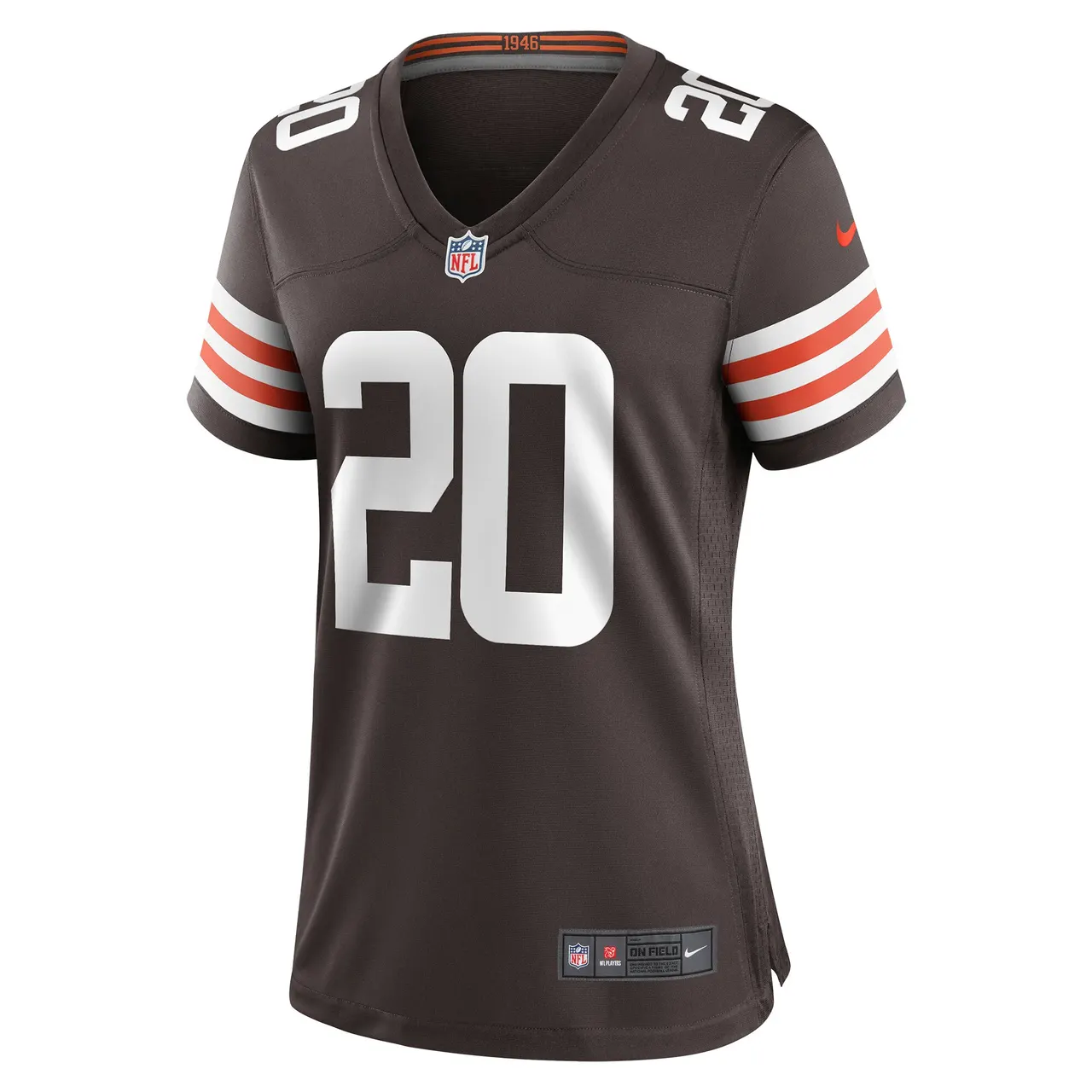 Greg Newsome II Cleveland Browns Nike Women's Game Jersey - Brown - Image 3