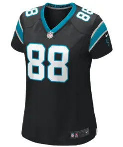 Greg Olsen Carolina Panthers Nike Girls Youth Game Jersey - Black - Image 2