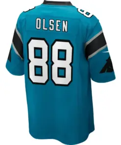 Greg Olsen Carolina Panthers Nike Youth Alternate Game Jersey - Panther Blue - Image 3