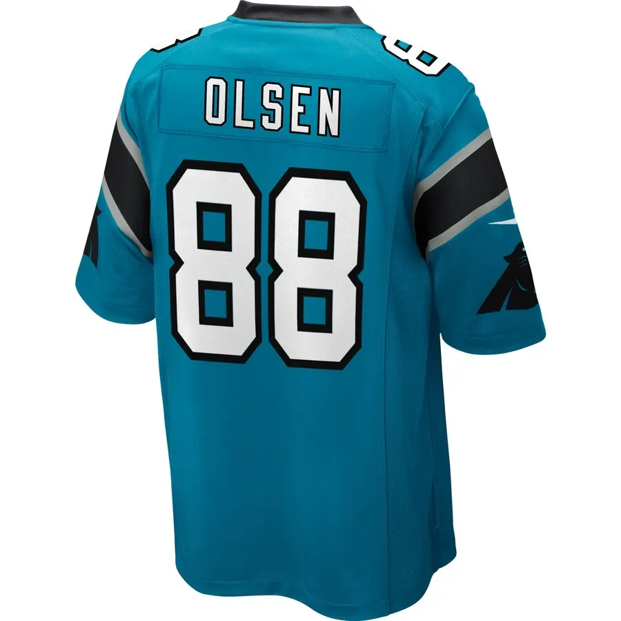 Greg Olsen Carolina Panthers Nike Youth Alternate Game Jersey - Panther Blue - Image 3