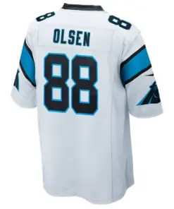 Greg Olsen Carolina Panthers Nike Youth Game Jersey - White - Image 3