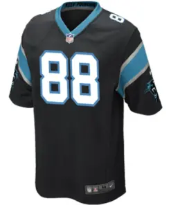 Greg Olsen Carolina Panthers Nike Youth Team Color Game Jersey - Black - Image 2