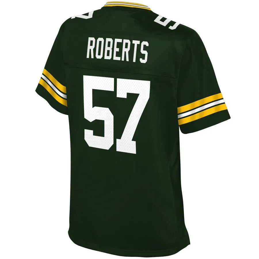 Greg Roberts Green Bay Packers NFL Pro Line Women's Player Jersey - Dark Green - Image 3