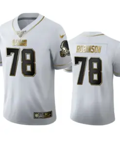 Greg Robinson Cleveland Browns Nike 100th Season Golden Edition Jersey - White