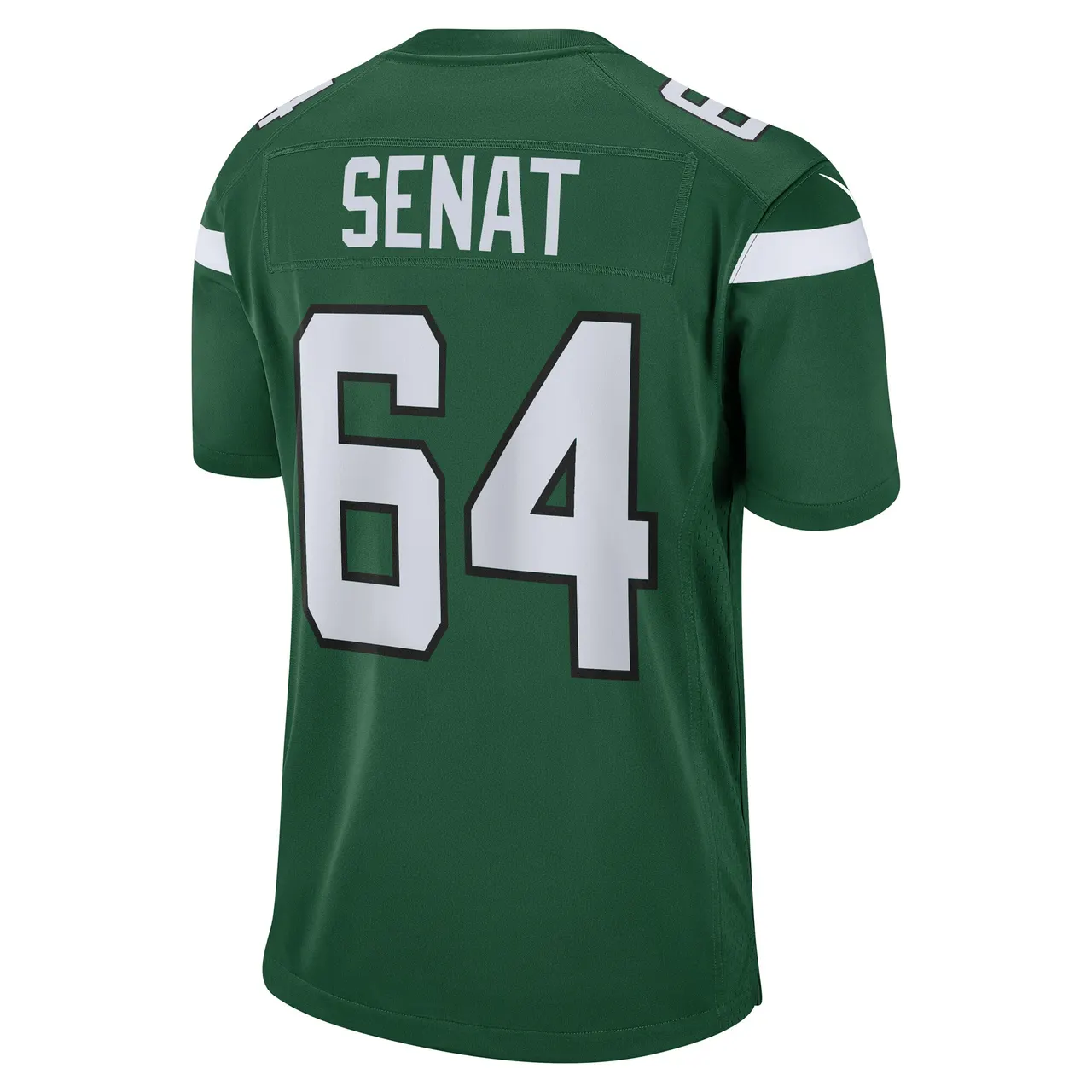 Greg Senat New York Jets Nike Game Player Jersey - Gotham Green - Image 4