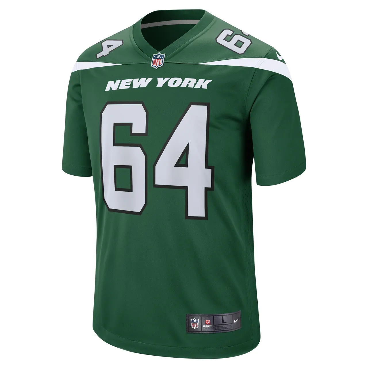 Greg Senat New York Jets Nike Game Player Jersey - Gotham Green - Image 3