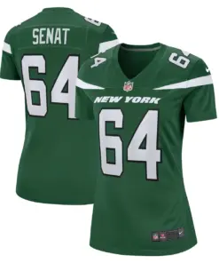 Greg Senat New York Jets Nike Women's Game Player Jersey - Gotham Green