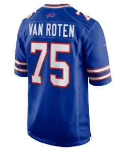 Greg Van Roten Buffalo Bills Nike Game Player Jersey - Royal Blue - Image 4