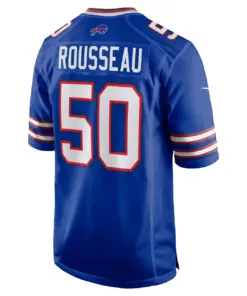 Gregory Rousseau Buffalo Bills Nike Game Player Jersey - Royal Blue - Image 4