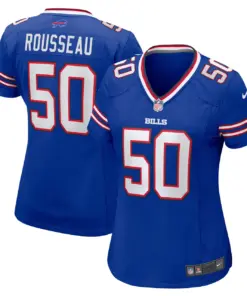 Alternative view of Gregory Rousseau Buffalo Bills Nike Women's Game Jersey - Royal Blue