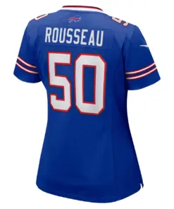 Gregory Rousseau Buffalo Bills Nike Women's Game Jersey - Royal Blue - Image 4