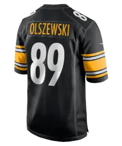 Gunner Olszewski Pittsburgh Steelers Nike Game Player Jersey - Black - Image 4