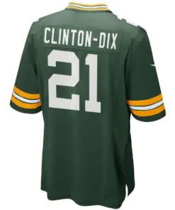 Ha Clinton-Dix Green Bay Packers Nike Youth Team Color Game Jersey - Green - Image 3