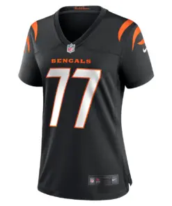 Hakeem Adeniji Cincinnati Bengals Nike Women's Game Jersey - Black - Image 3