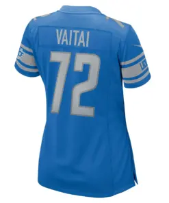 Halapoulivaati Vaitai Detroit Lions Nike Women's Game Jersey - Royal Blue - Image 4