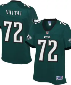 Halapoulivaati Vaitai Philadelphia Eagles NFL Pro Line Women's Player Jersey - Midnight Green
