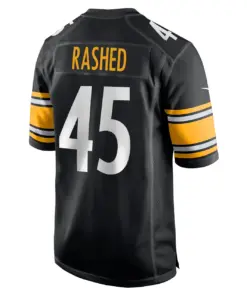Hamilcar Rashed Jr. Pittsburgh Steelers Nike Game Player Jersey - Black - Image 4