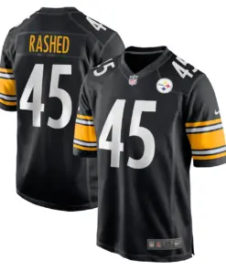 Alternative view of Hamilcar Rashed Jr. Pittsburgh Steelers Nike Game Player Jersey - Black