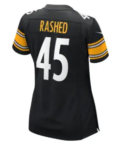 Hamilcar Rashed Jr. Pittsburgh Steelers Nike Women's Game Player Jersey - Black - Image 4