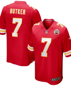 Alternative view of Harrison Butker Kansas City Chiefs Nike Game Jersey - Red