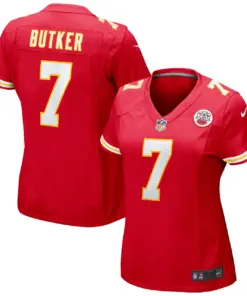 Alternative view of Harrison Butker Kansas City Chiefs Nike Women's Game Jersey - Red