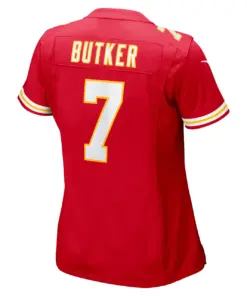 Harrison Butker Kansas City Chiefs Nike Women's Game Jersey - Red - Image 4