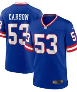 Harry Carson New York Giants Nike Classic Retired Player Game Jersey - Royal Blue