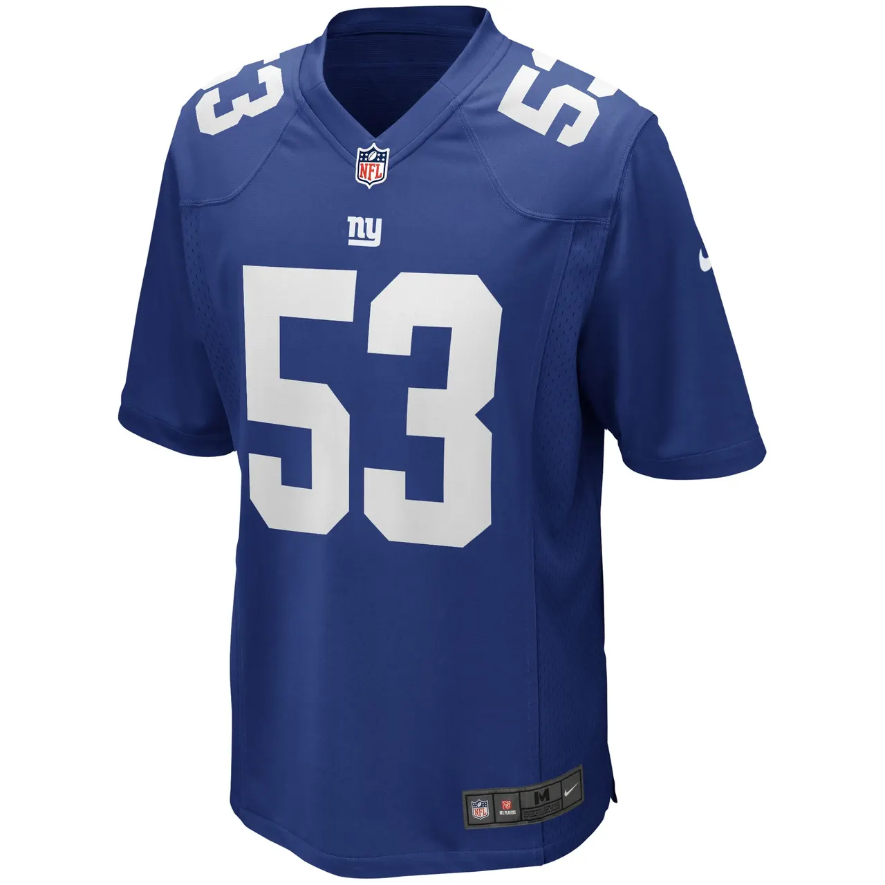 Harry Carson New York Giants Nike Game Retired Player Jersey - Royal Blue - Image 3