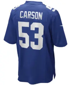 Harry Carson New York Giants Nike Game Retired Player Jersey - Royal Blue - Image 4