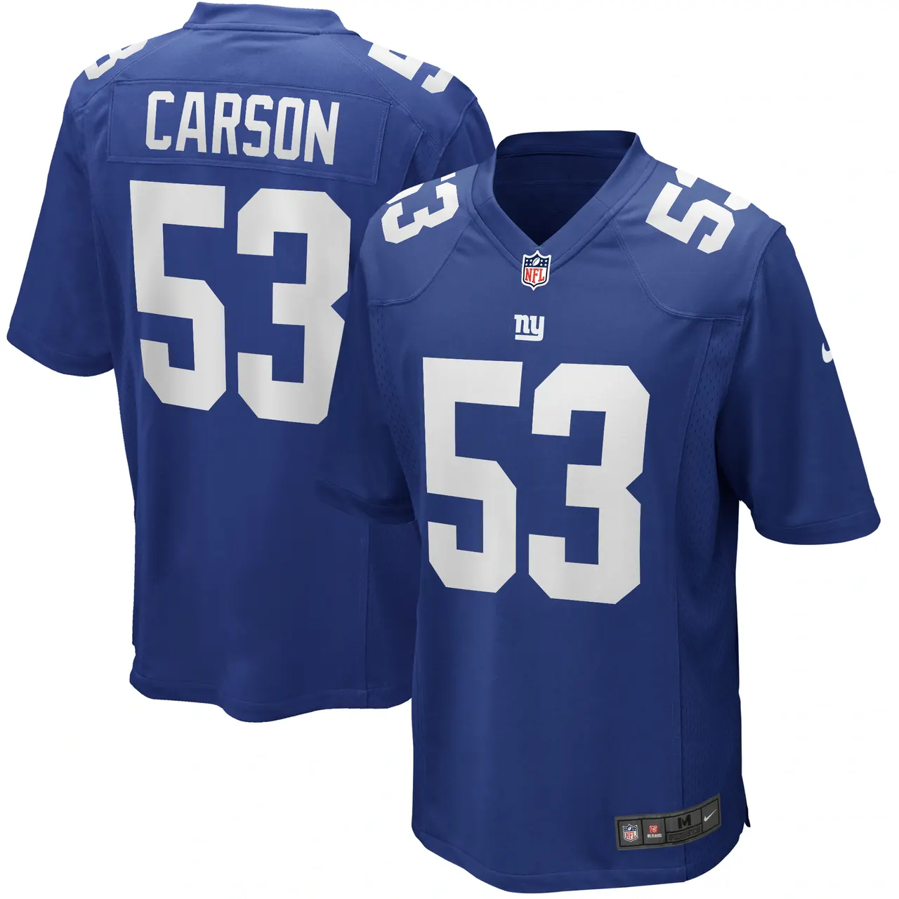 Harry Carson New York Giants Nike Game Retired Player Jersey - Royal Blue