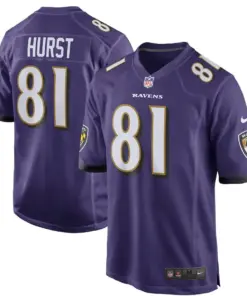 Hayden Hurst Baltimore Ravens Nike Game Jersey - Purple