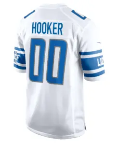 Hendon Hooker Detroit Lions Nike 2023 NFL Draft Pick Game Jersey - White - Image 4