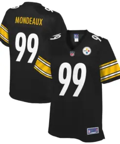 Henry Mondeaux Pittsburgh Steelers NFL Pro Line Women's Player Jersey - Black