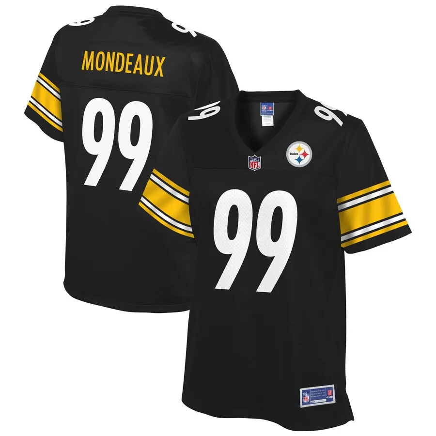 Henry Mondeaux Pittsburgh Steelers NFL Pro Line Women's Player Jersey - Black