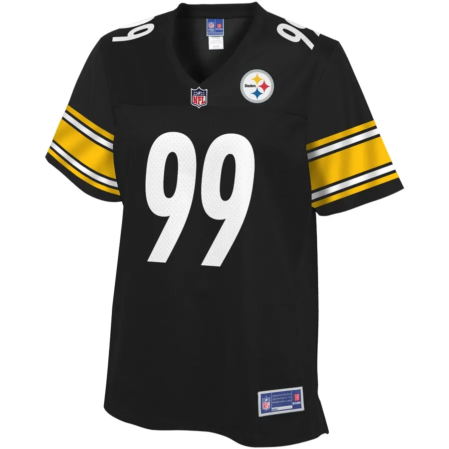 Henry Mondeaux Pittsburgh Steelers NFL Pro Line Women's Player Jersey - Black - Image 2
