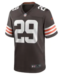 Herb Miller Cleveland Browns Nike Game Player Jersey - Brown - Image 3